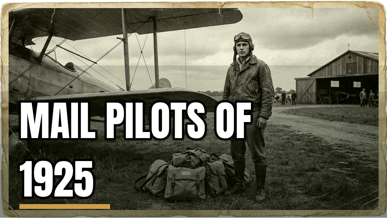 Demo thumbnail: Mail pilots of 1925 (American history, Vintage archive)