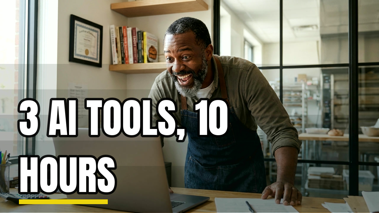 Demo thumbnail: 3 AI tools, 10 hours (Tech and AI, Bright explainer)